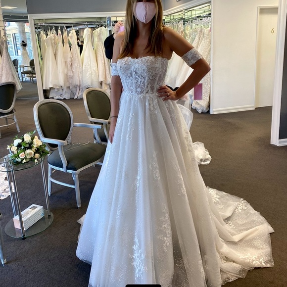 Wedding Dress & Veil - Picture 5 of 11